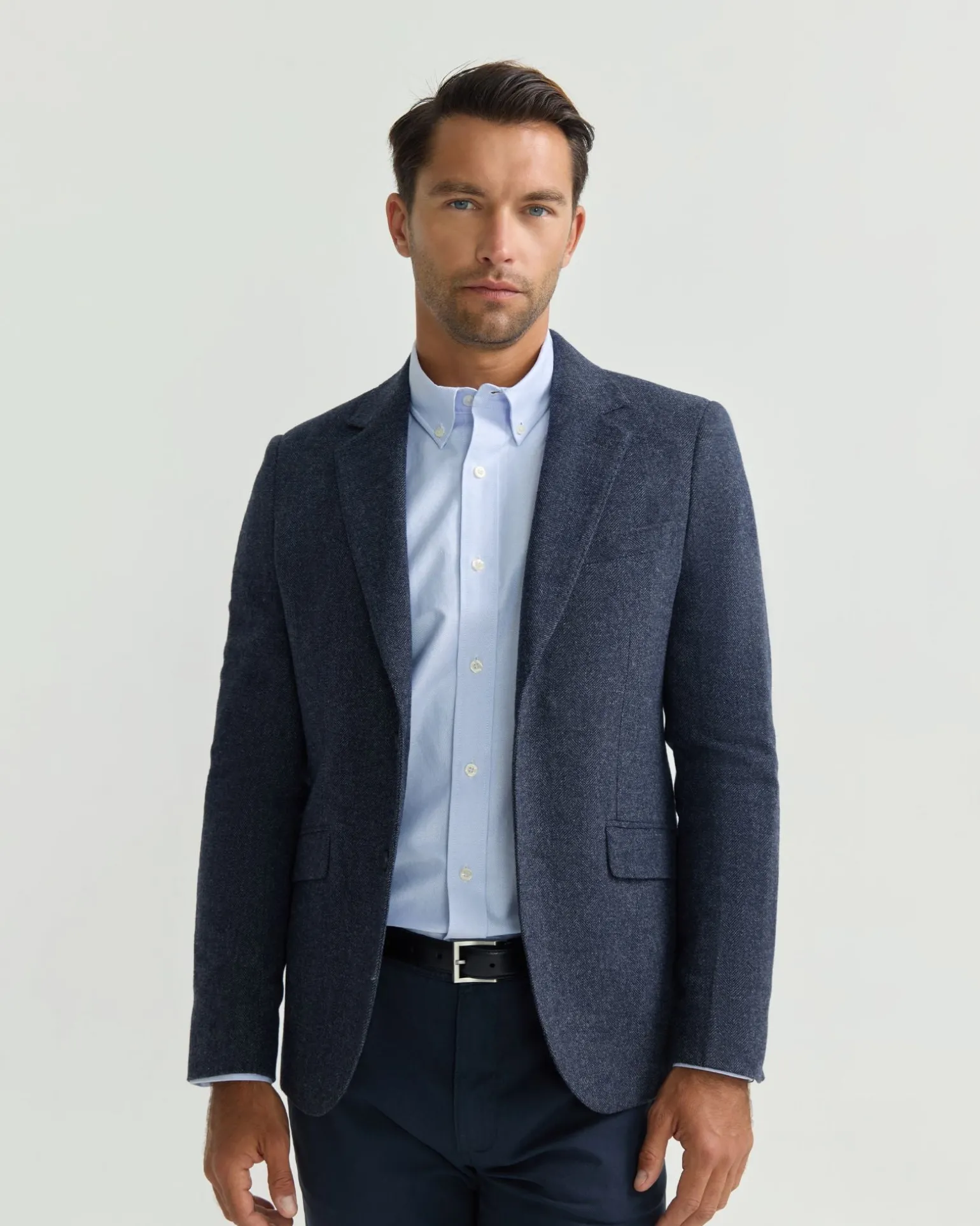 Blake Herringbone Wool Blazer