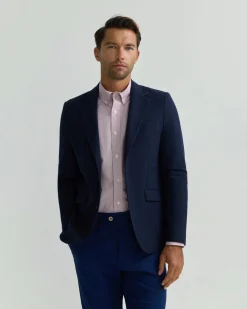 Blake Herringbone Wool Blazer
