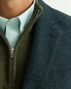 Blake Herringbone Wool Blazer