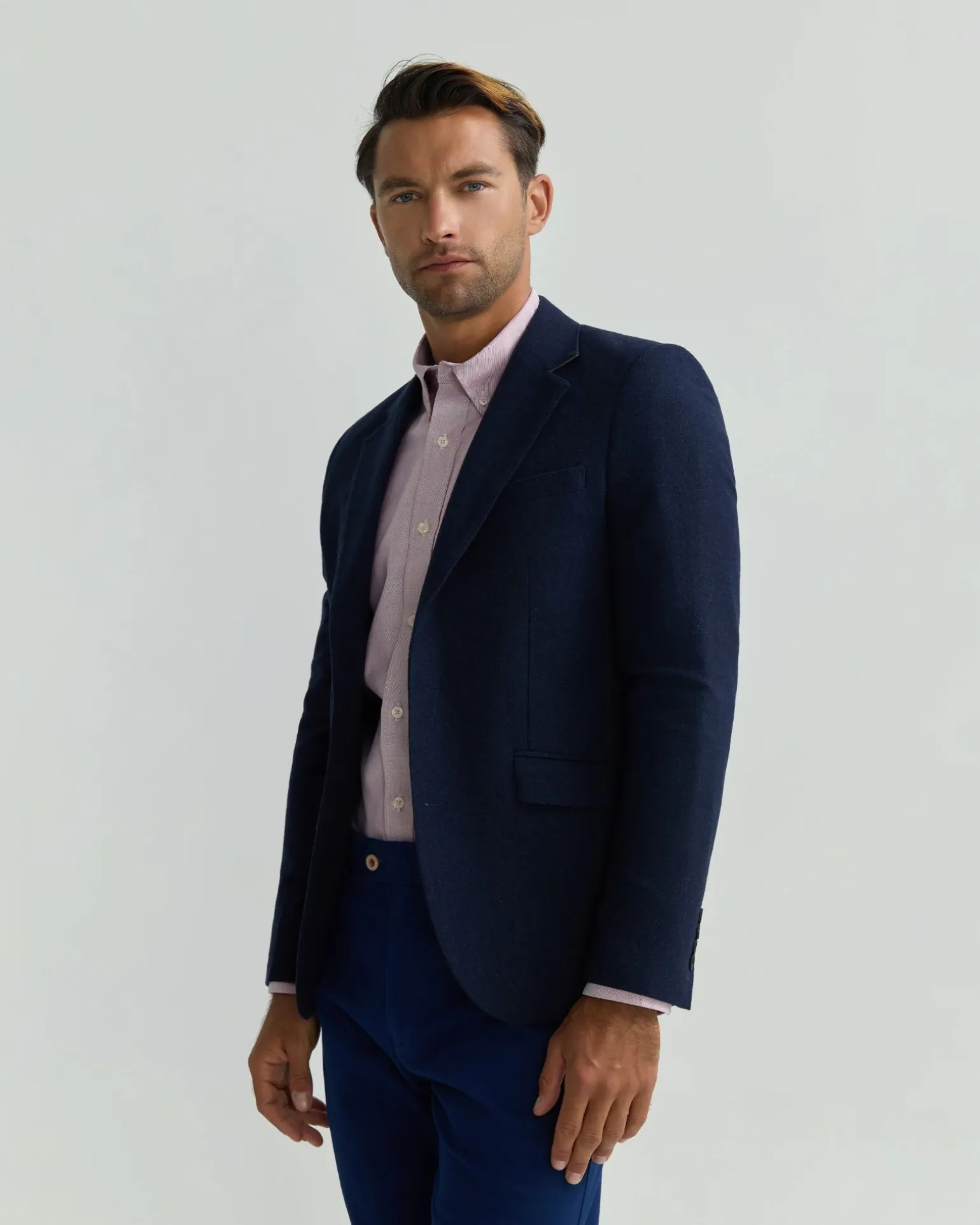 Blake Herringbone Wool Blazer
