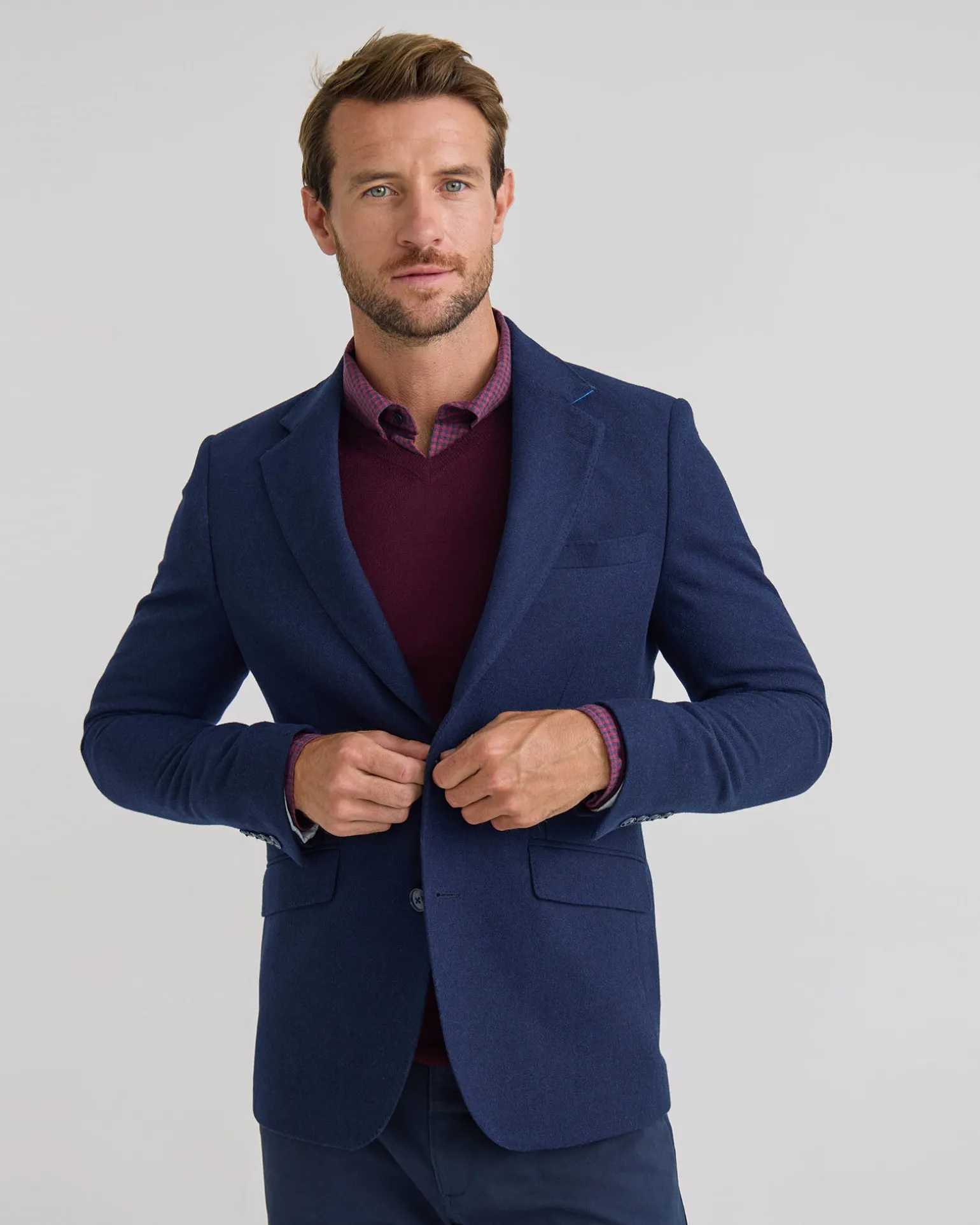 Blake Twill Wool Blazer