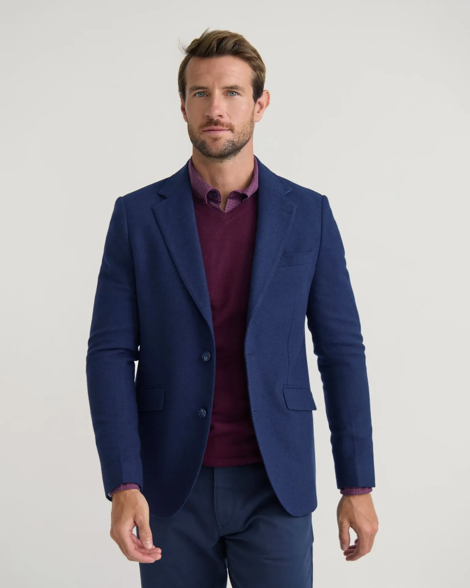 Blake Twill Wool Blazer