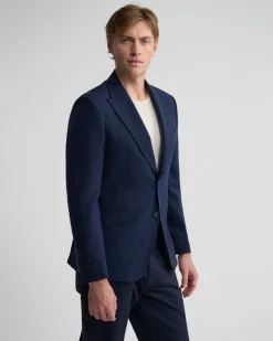 Blake Wool Blend Peak Lapel Blazer