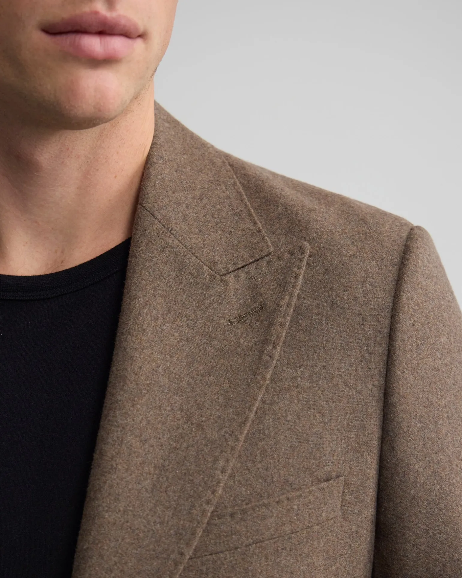 Blake Wool Blend Peak Lapel Blazer