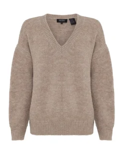 Bridgette Alpaca Blend V-Neck
