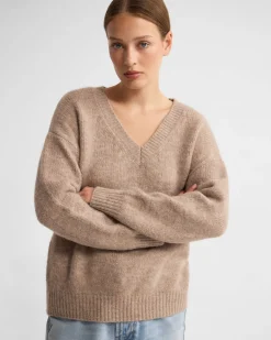 Bridgette Alpaca Blend V-Neck