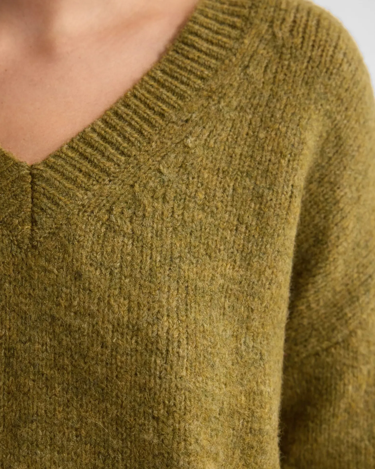 Bridgette Alpaca Blend V-Neck