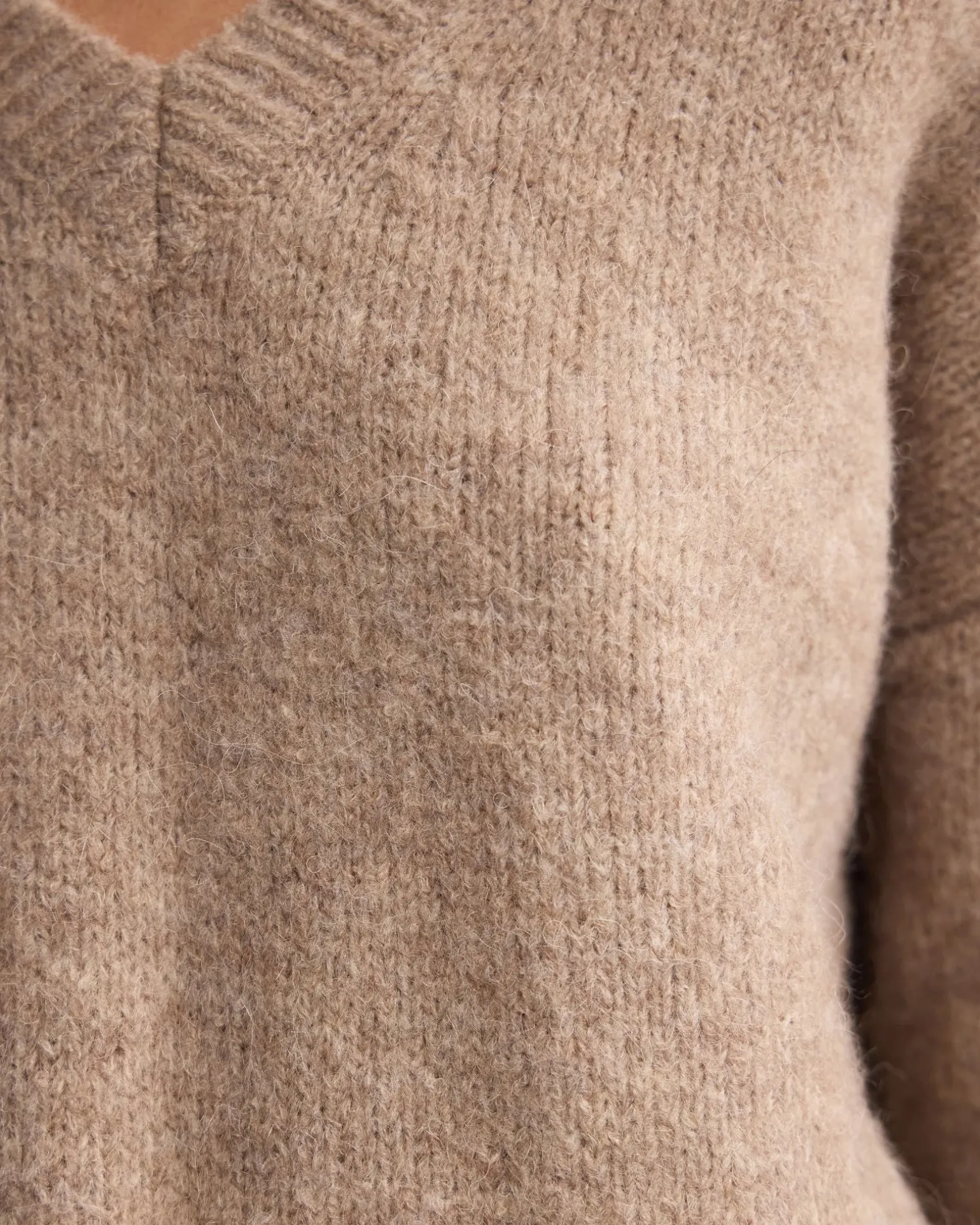 Bridgette Alpaca Blend V-Neck