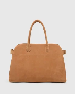 Bridget Top Handle Suede Bag
