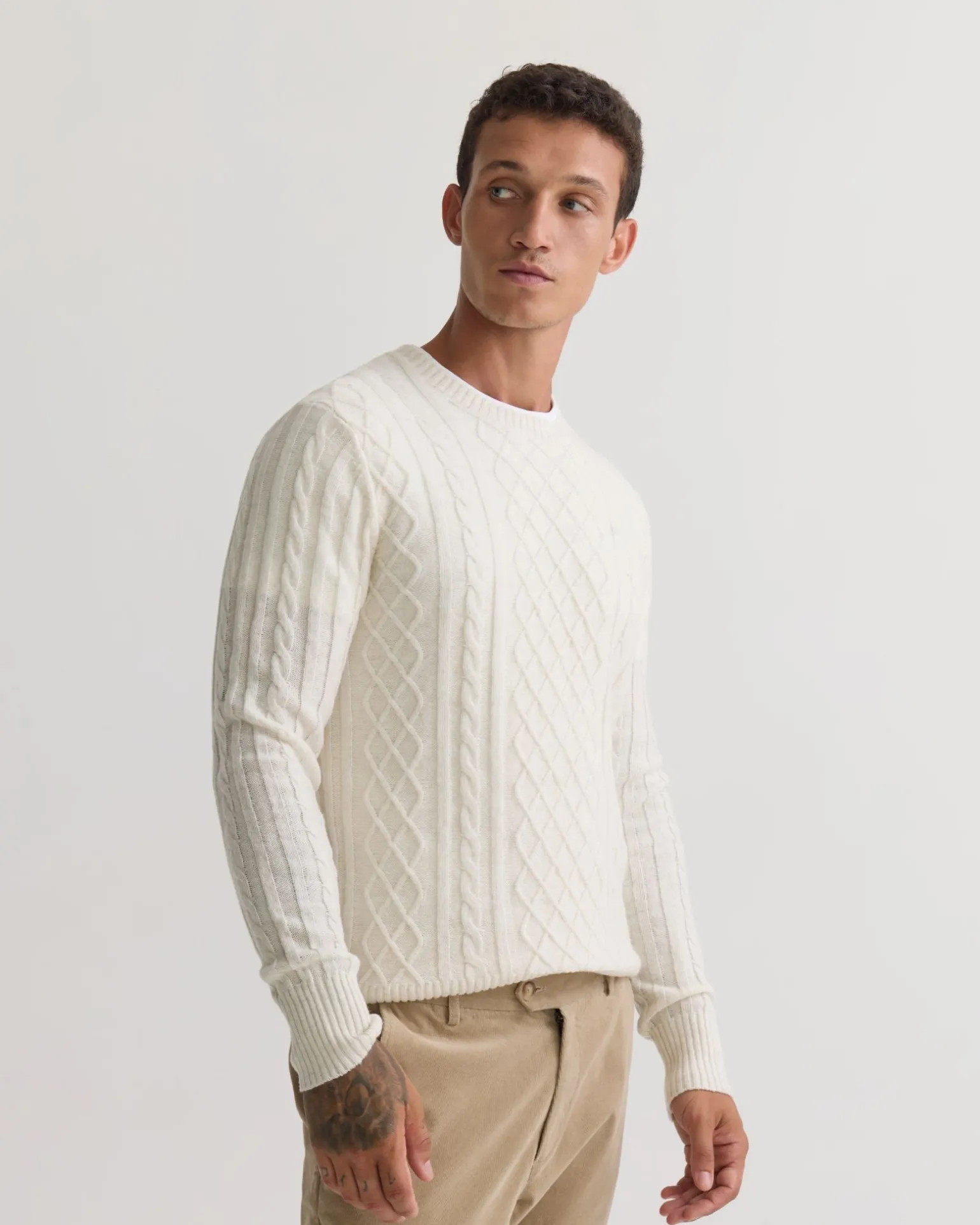 Bruno Wool Cable Knit