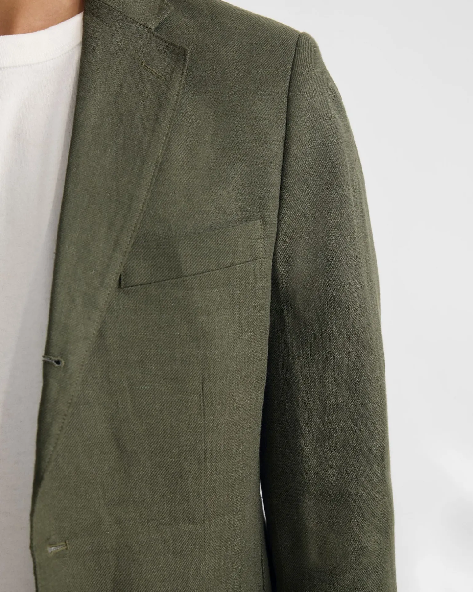 3 Button Linen Milton Blazer