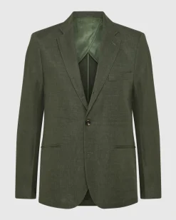 3 Button Linen Milton Blazer