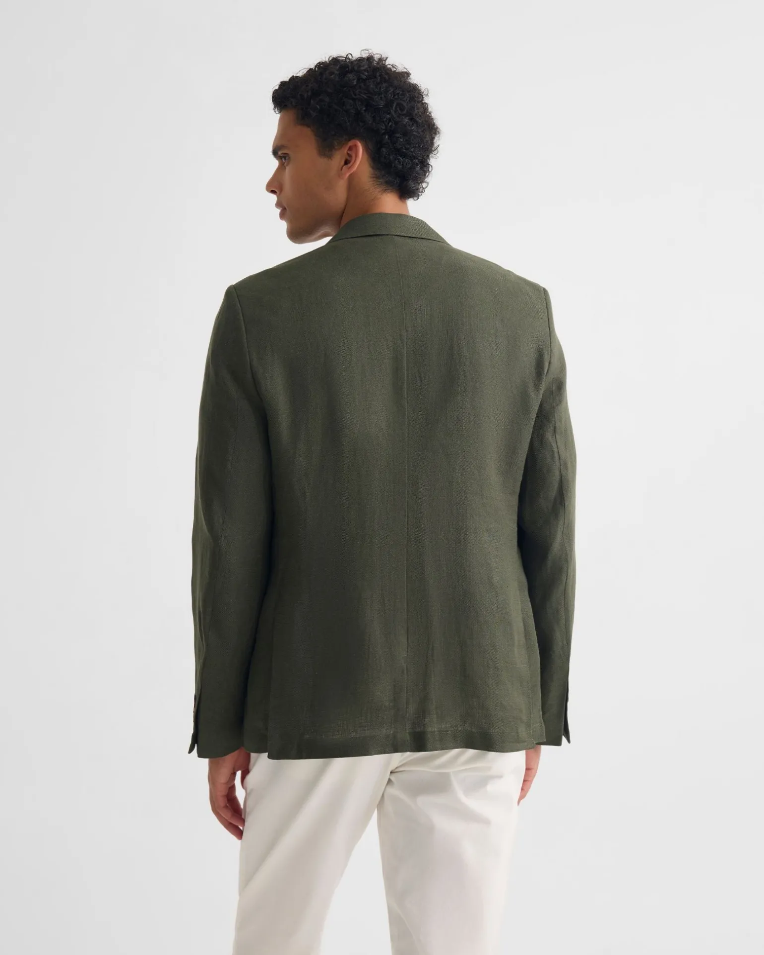 3 Button Linen Milton Blazer