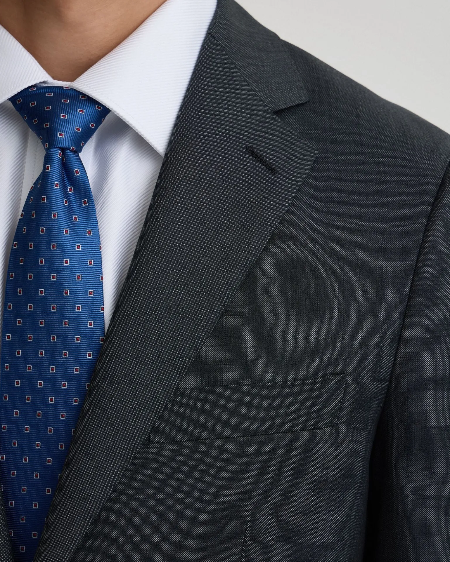 Byron 1/2 Canvas Wool Suit Jacket