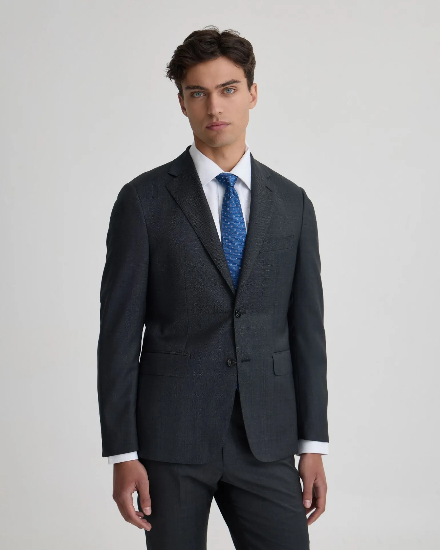 Byron 1/2 Canvas Wool Suit Jacket