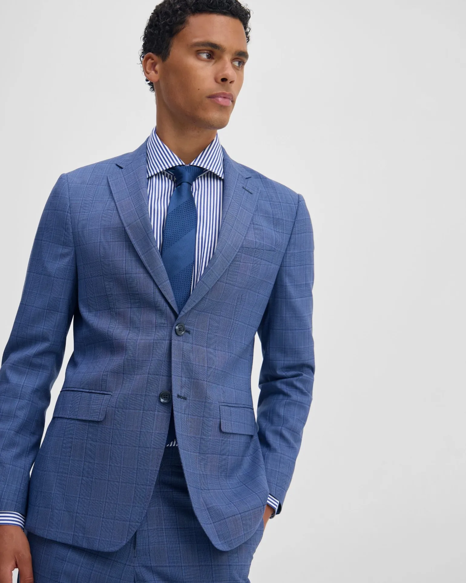 Byron Checked Suit Jacket