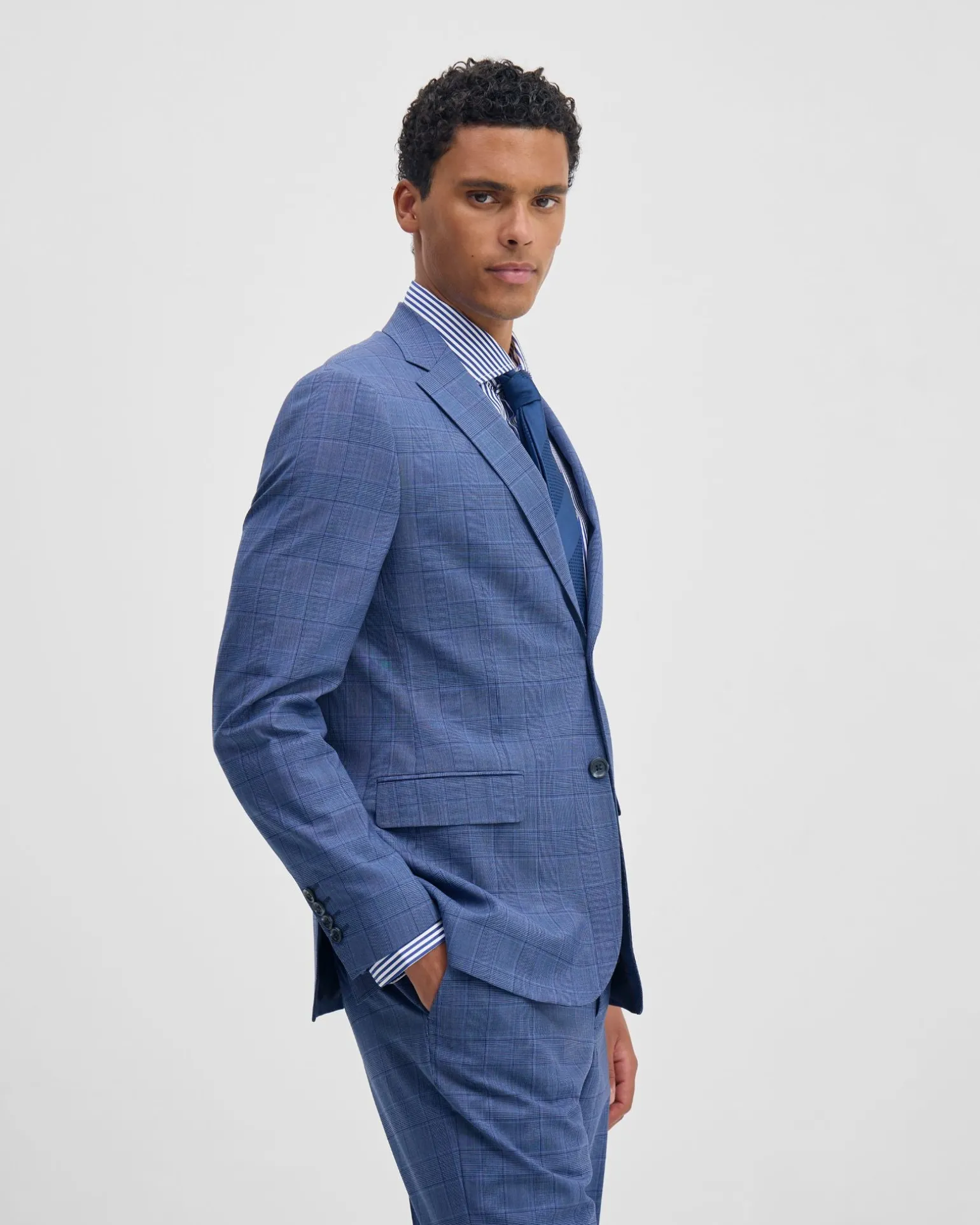 Byron Checked Suit Jacket