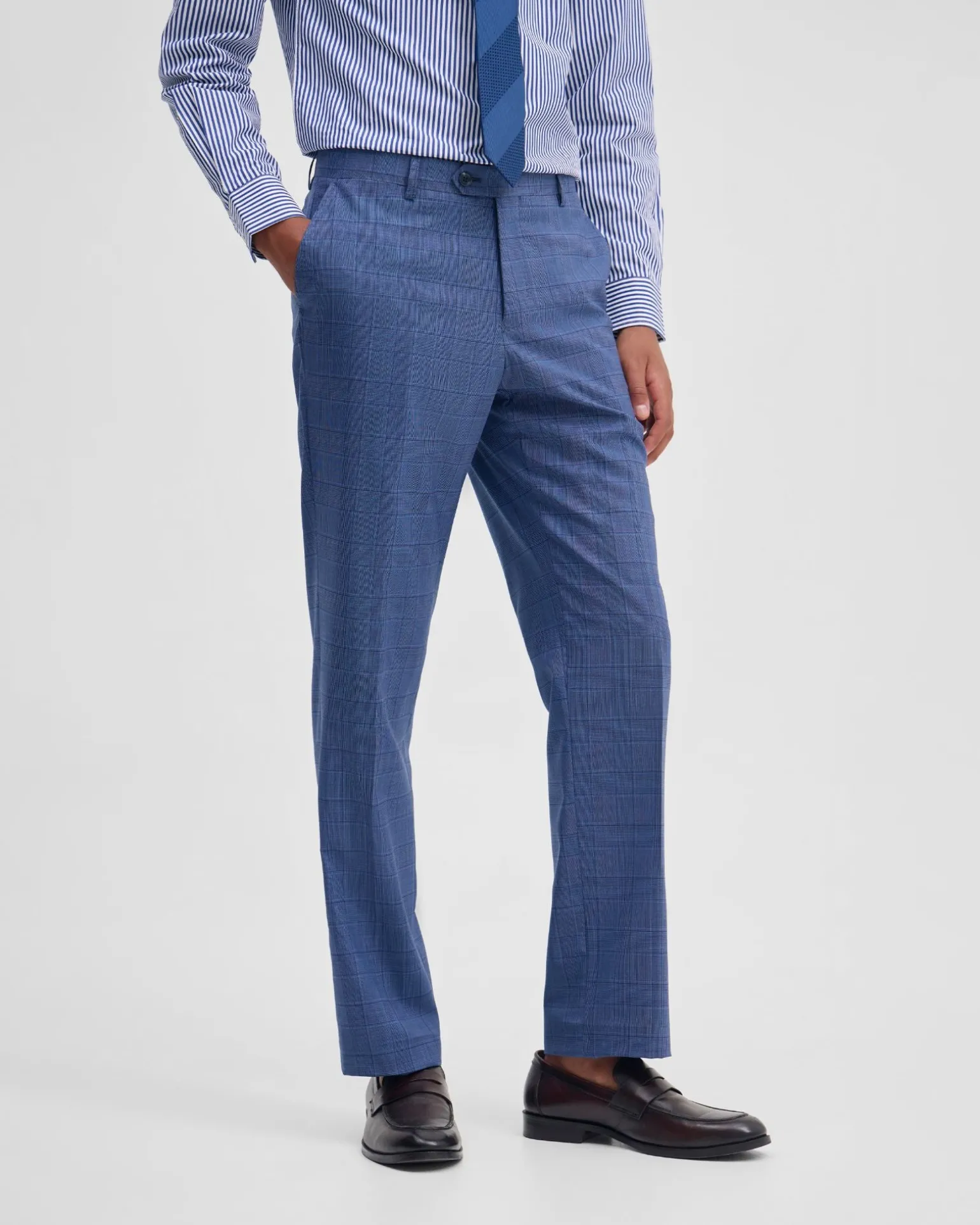 Byron Checked Suit Trouser