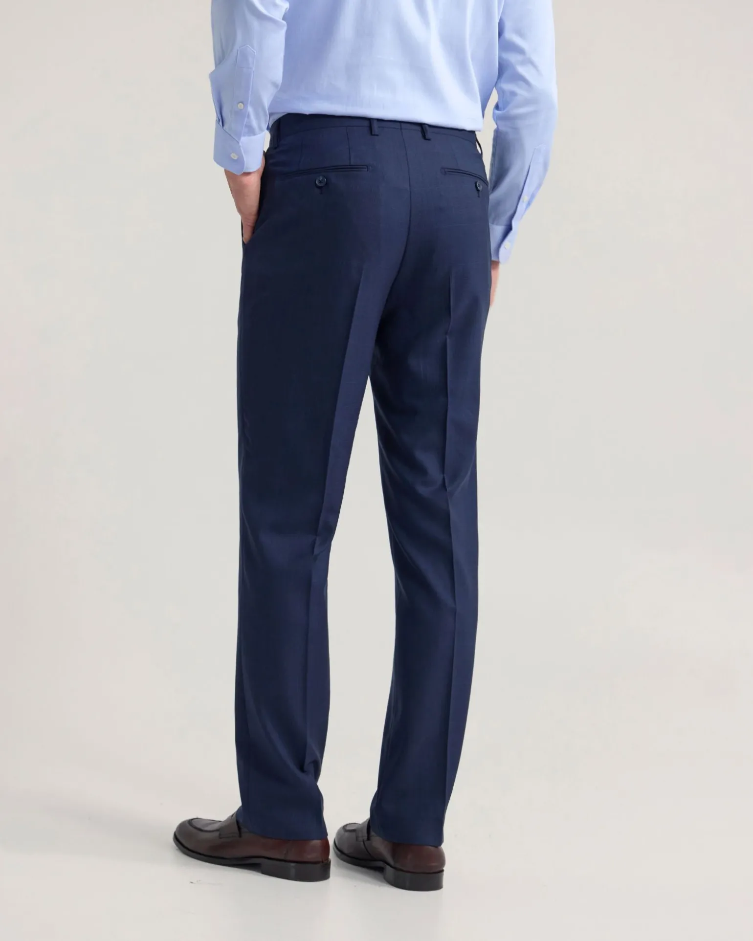 Byron Check Wool Suit Pant