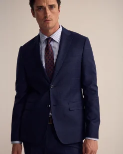 Byron Wool Checked Suit Jacket