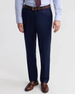 Byron Wool Checked Suit Trousers