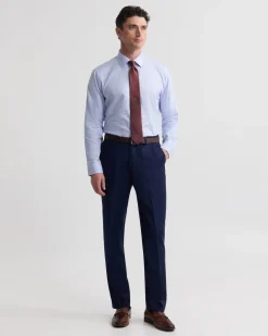 Byron Wool Checked Suit Trousers