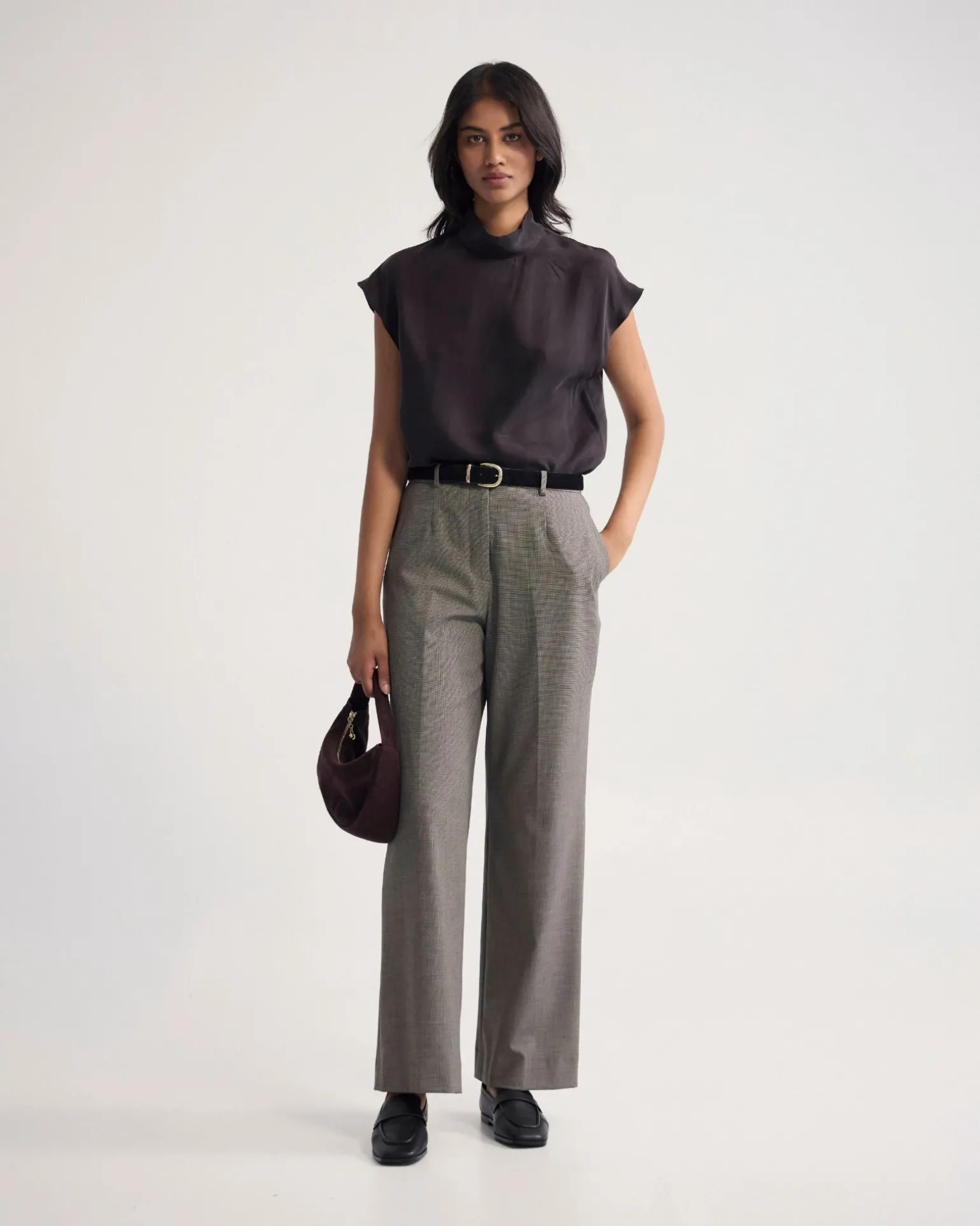 Calista Stretch Wool Blend Pant