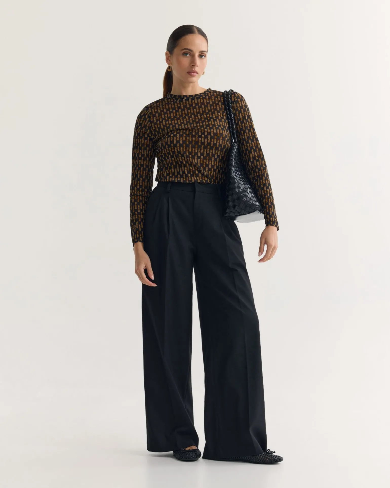 Camilla Printed Mesh Top