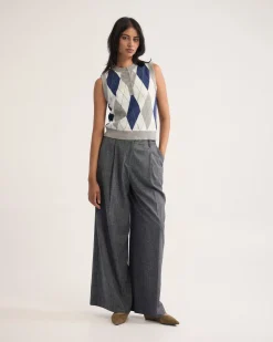 Carina Argyle Vest