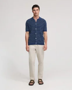 Carlos Stripe Knitted Shirt