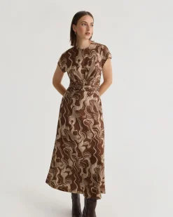 Charlotte Printed Twill Dress