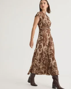 Charlotte Printed Twill Dress