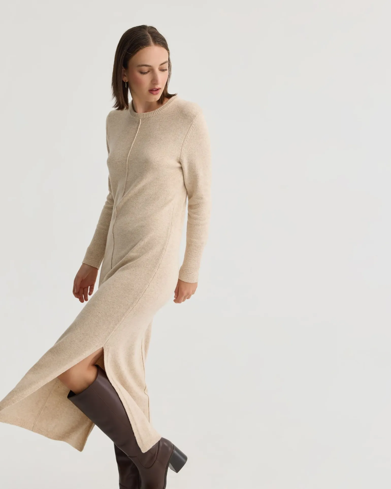 Chrissy Knitted Sweater Dress