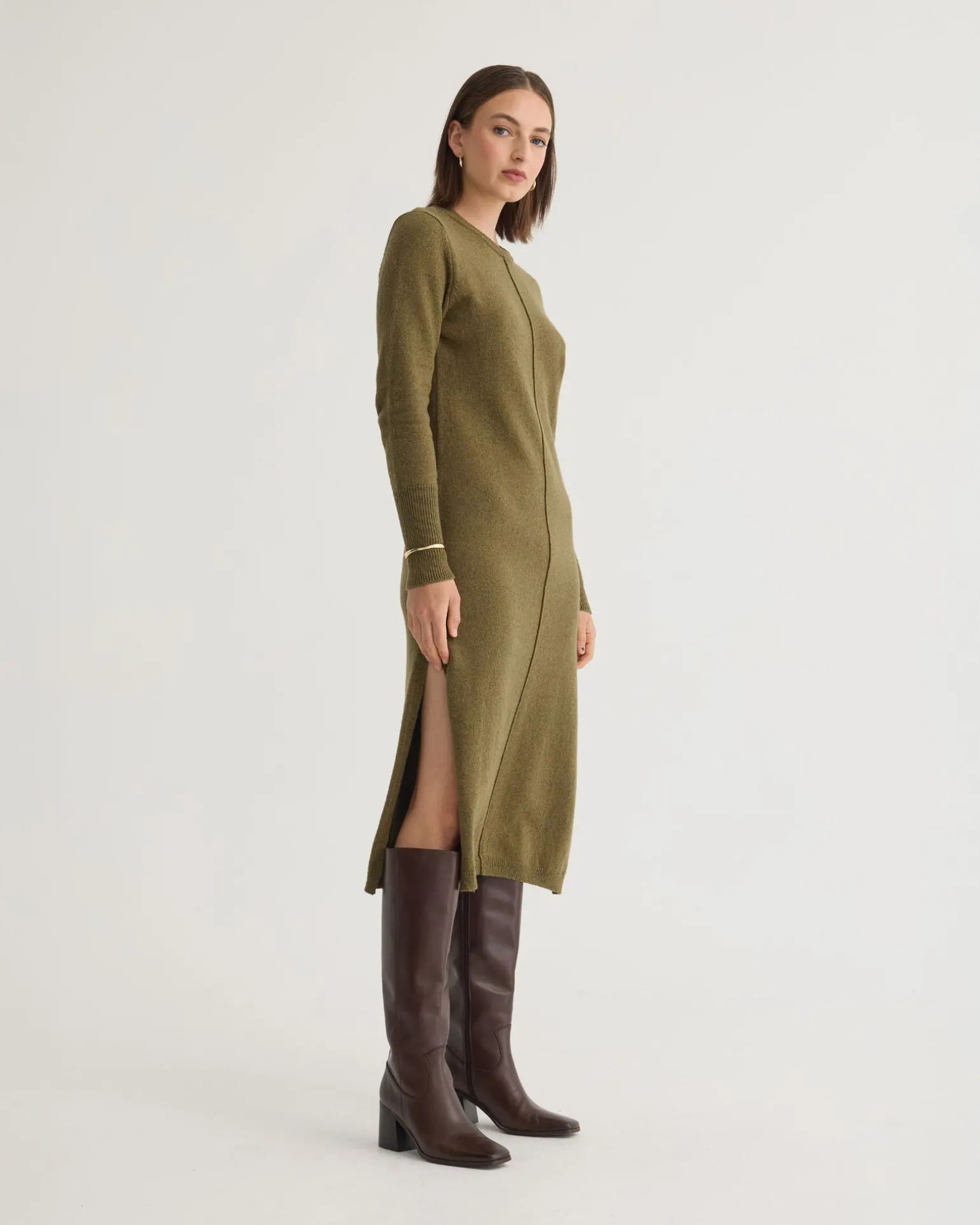 Chrissy Knitted Sweater Dress