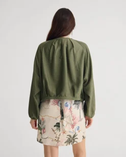 Cindy Unlined Bomber Jacket