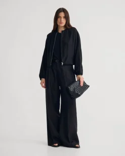 Cindy Unlined Bomber Jacket