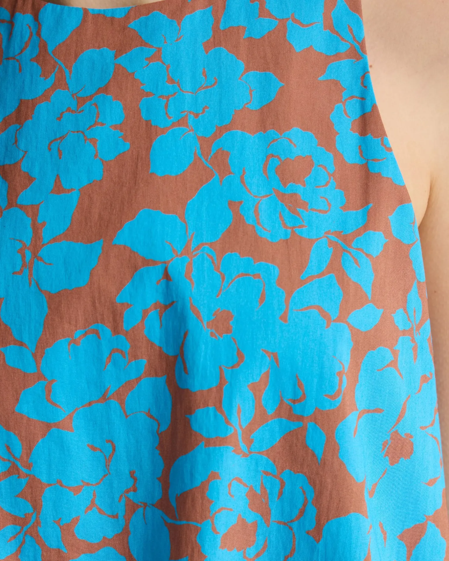 Clover Printed Cotton Shell Top