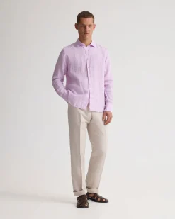 Cooper French Linen Long Sleeve Shirt