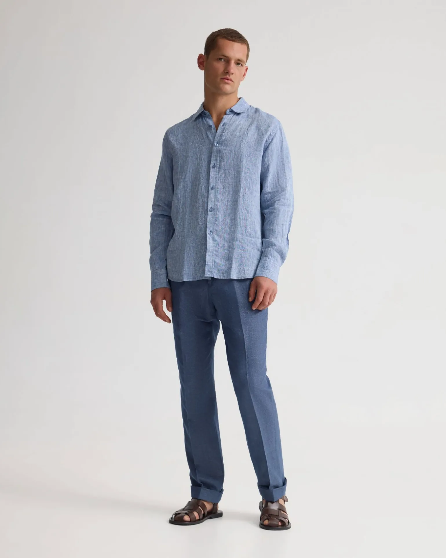 Cooper French Linen Long Sleeve Shirt
