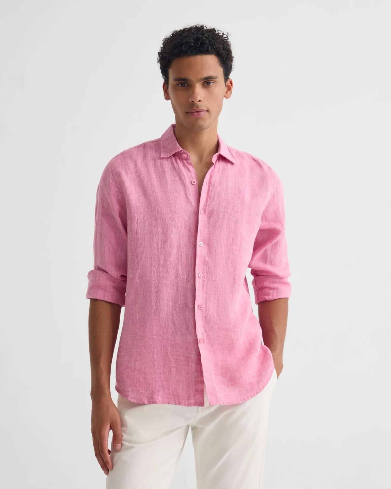 Cooper French Linen Long Sleeve Shirt