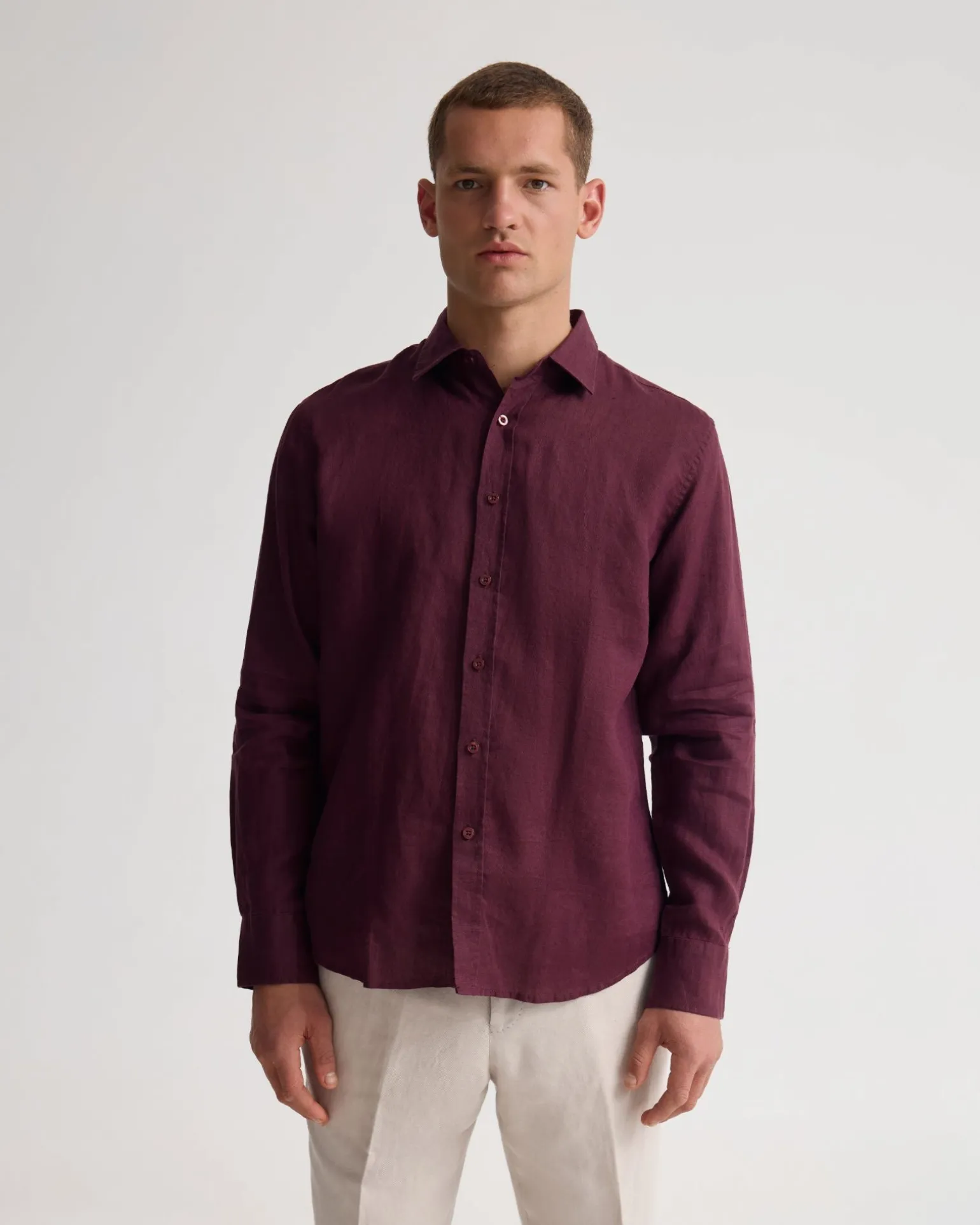 Cooper French Linen Long Sleeve Shirt