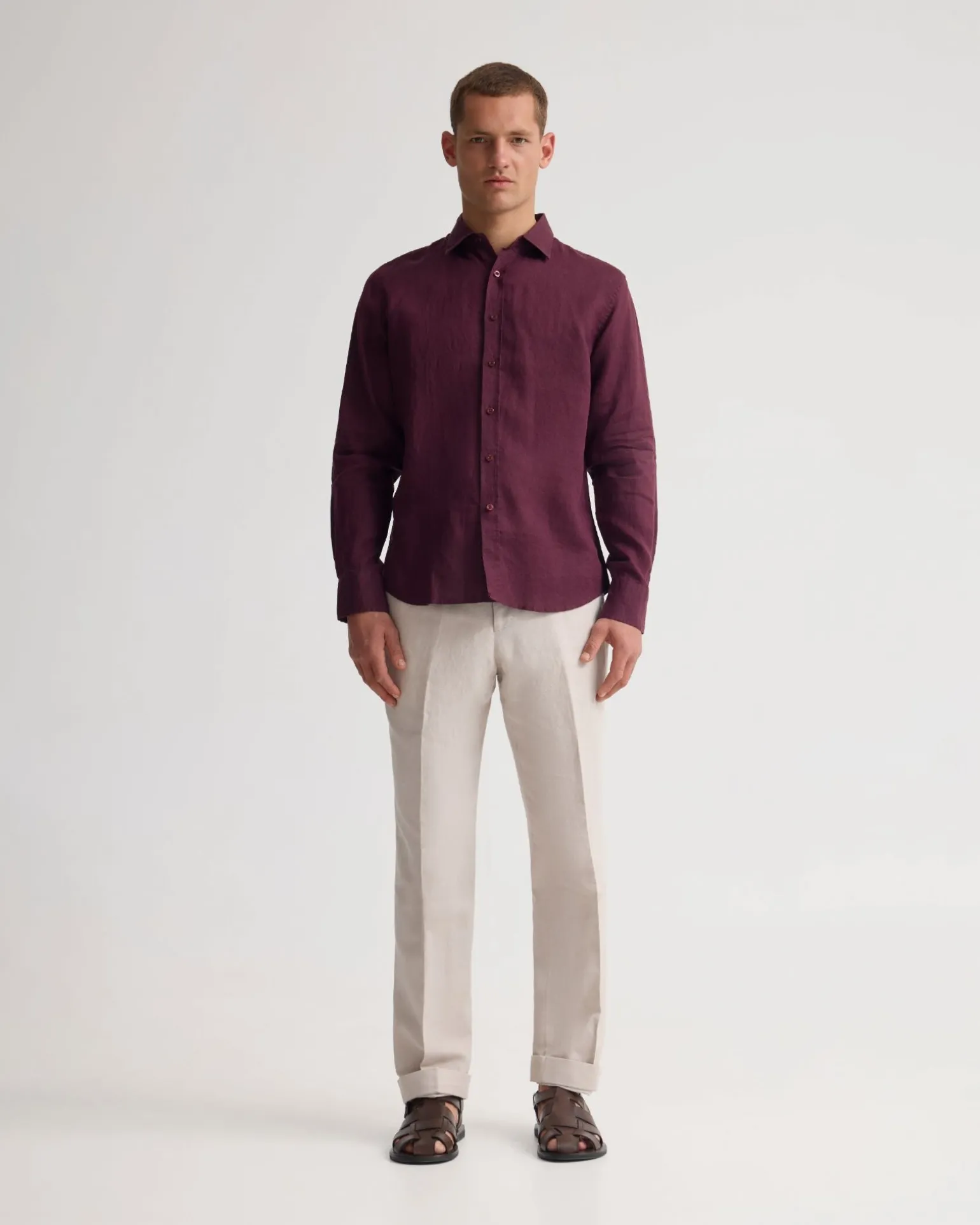 Cooper French Linen Long Sleeve Shirt