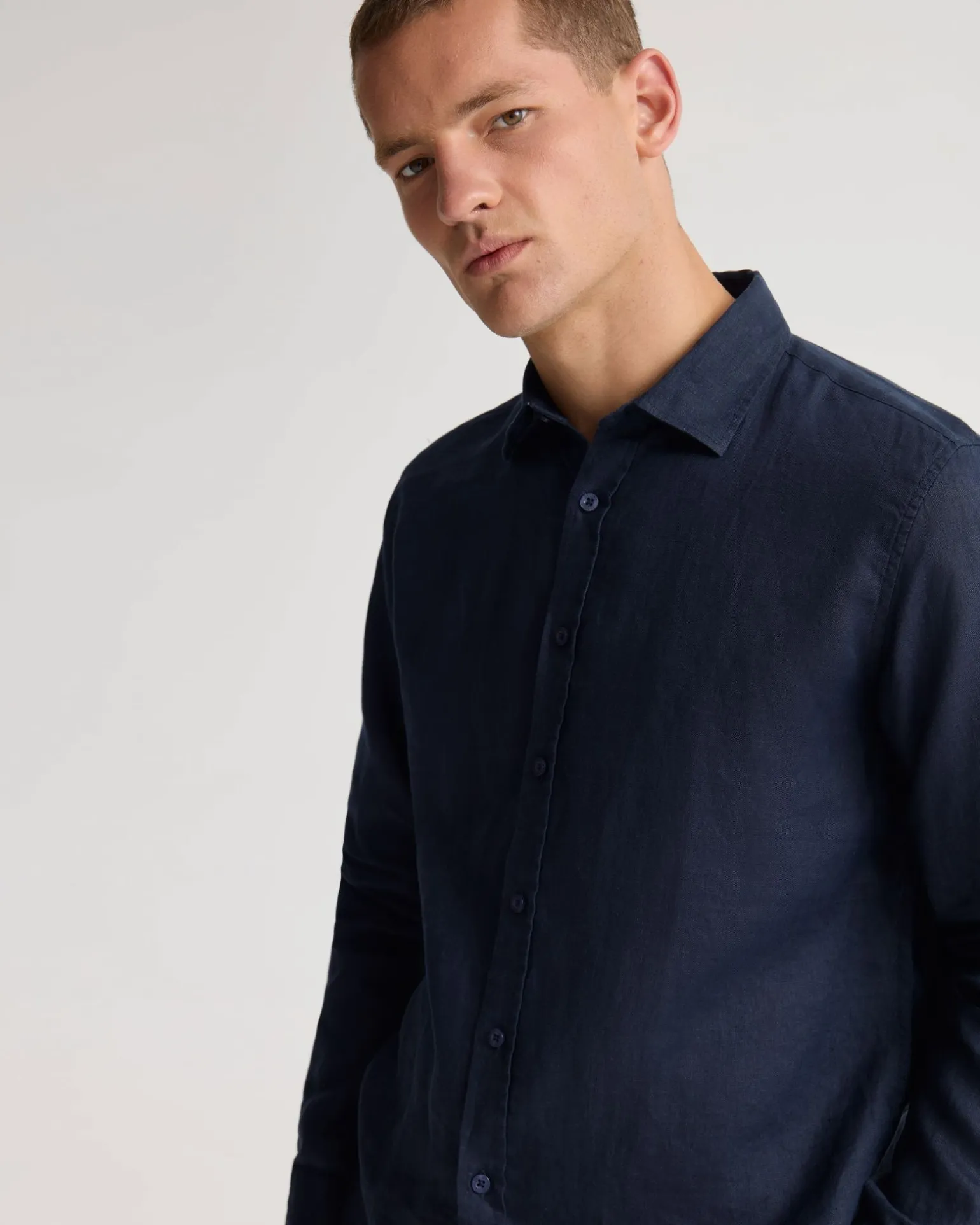Cooper French Linen Long Sleeve Shirt