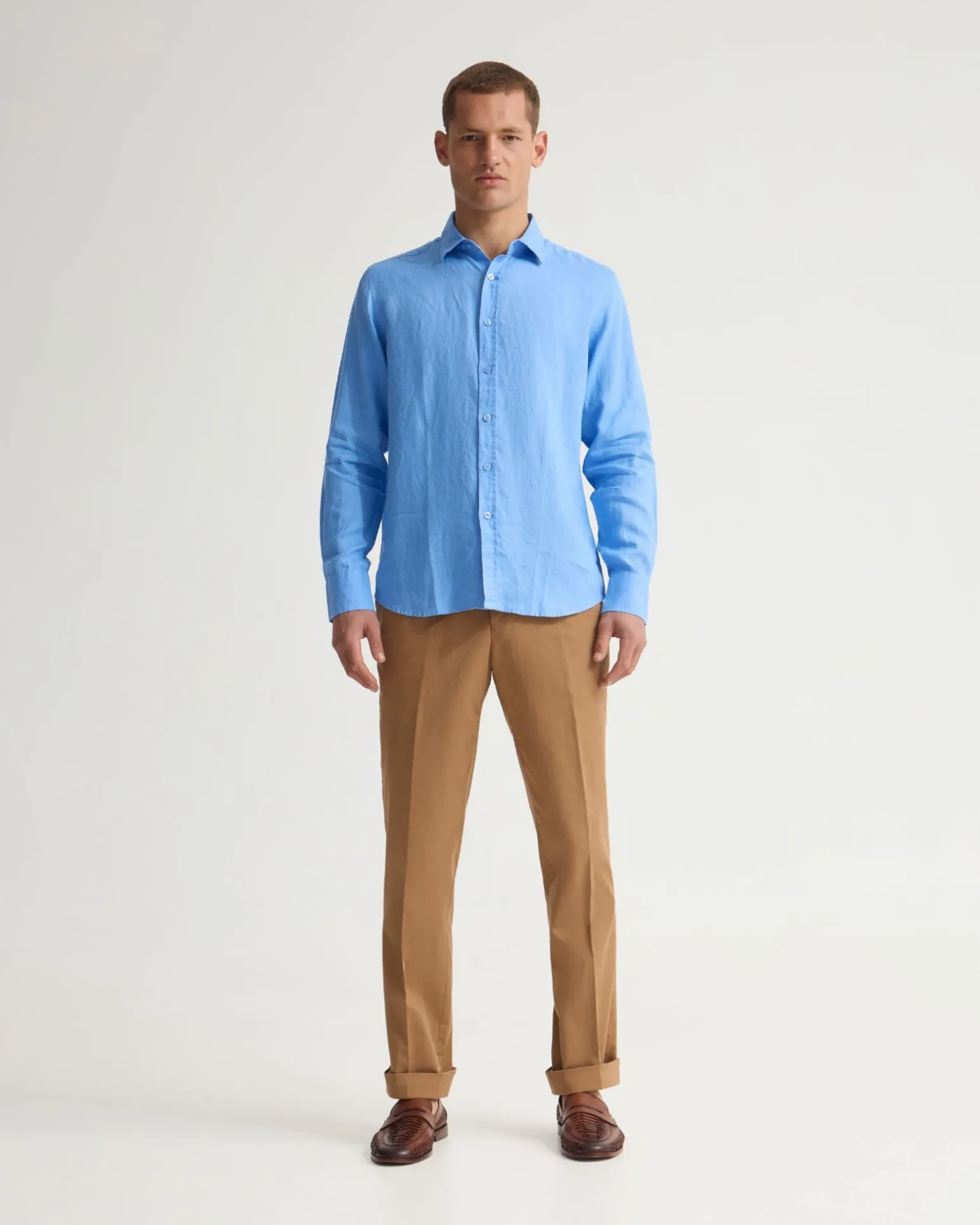Cooper French Linen Long Sleeve Shirt