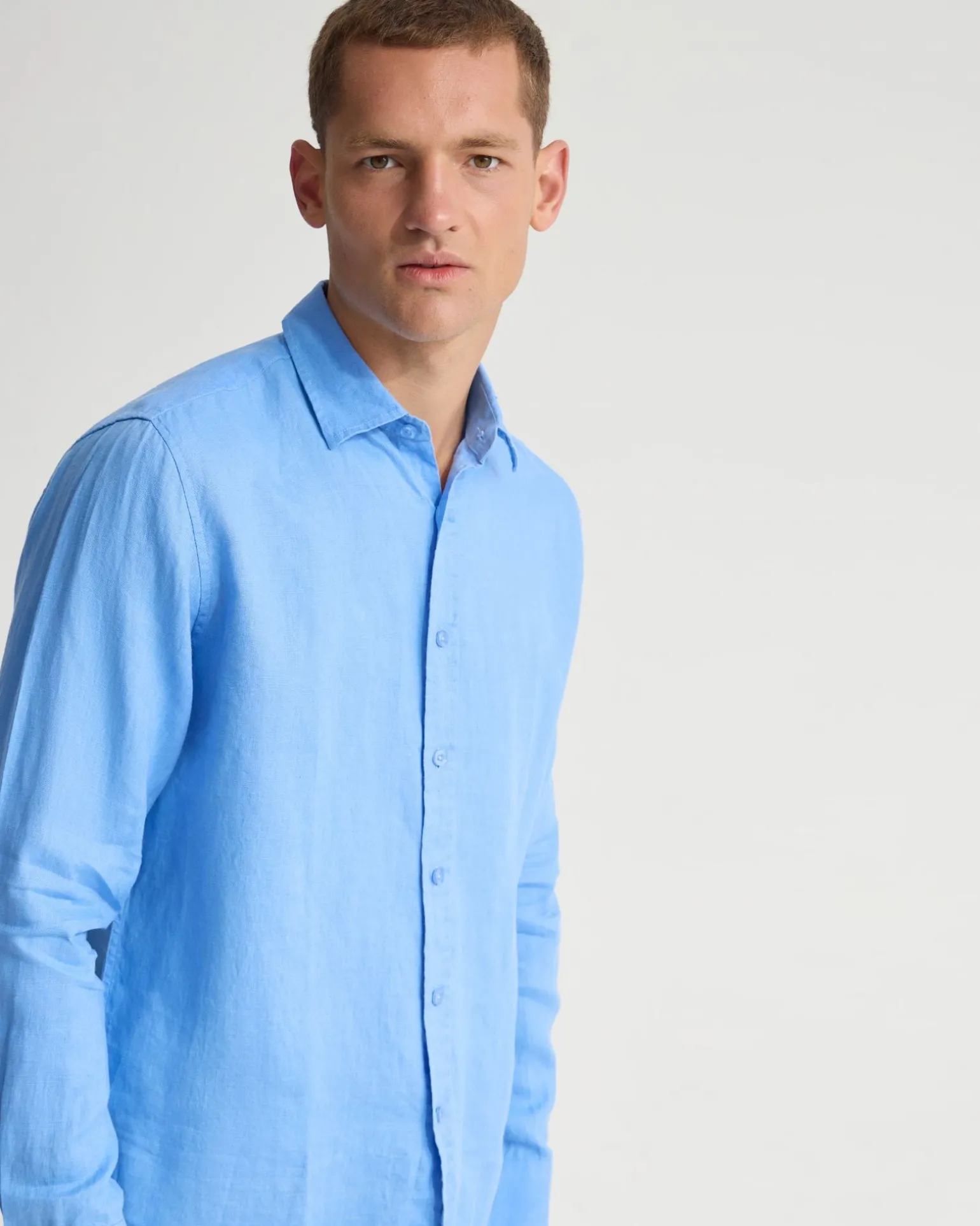 Cooper French Linen Long Sleeve Shirt