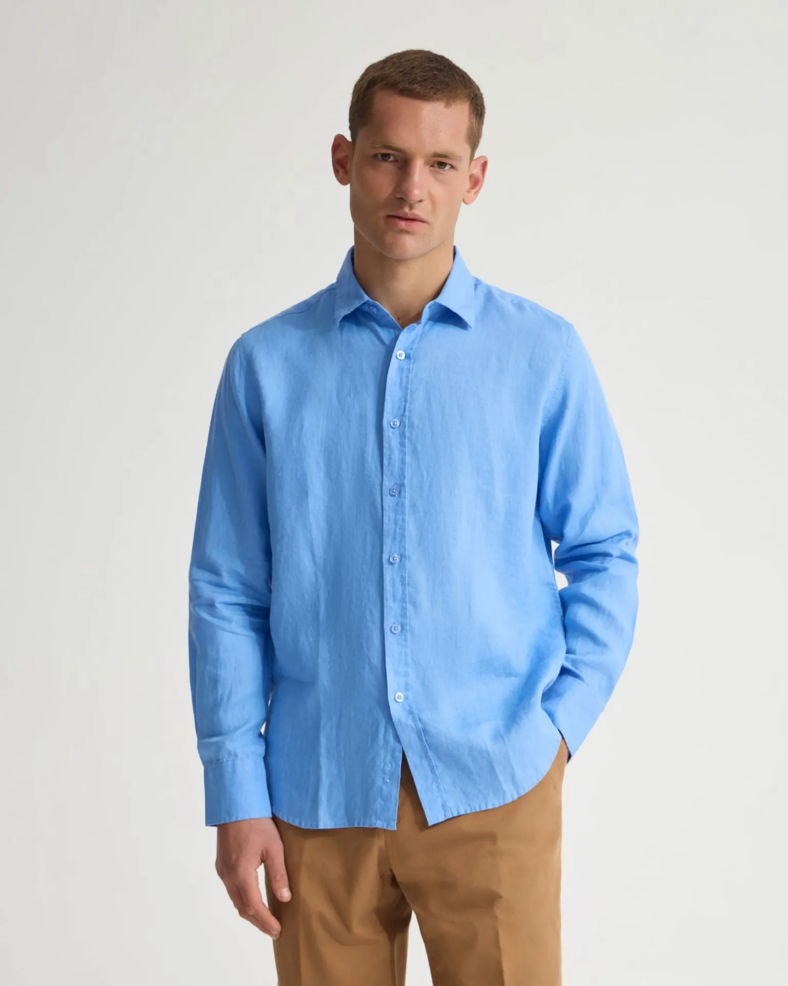Cooper French Linen Long Sleeve Shirt