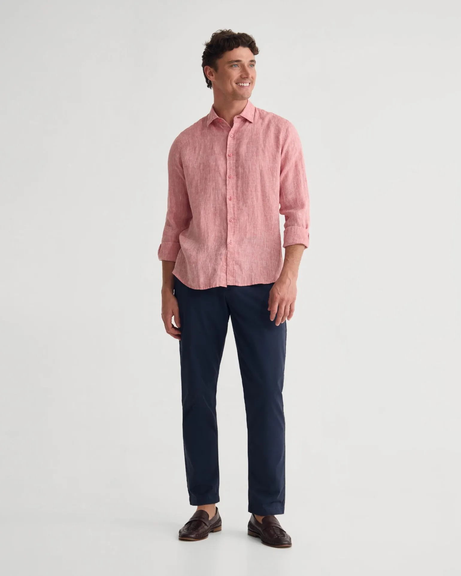 Cooper French Linen Long Sleeve Shirt