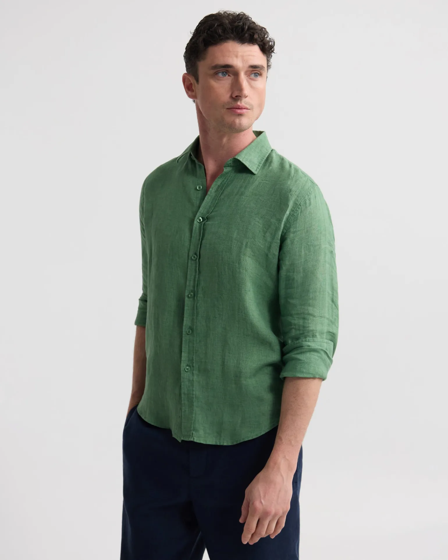 Cooper Ls Delave Linen Shirt