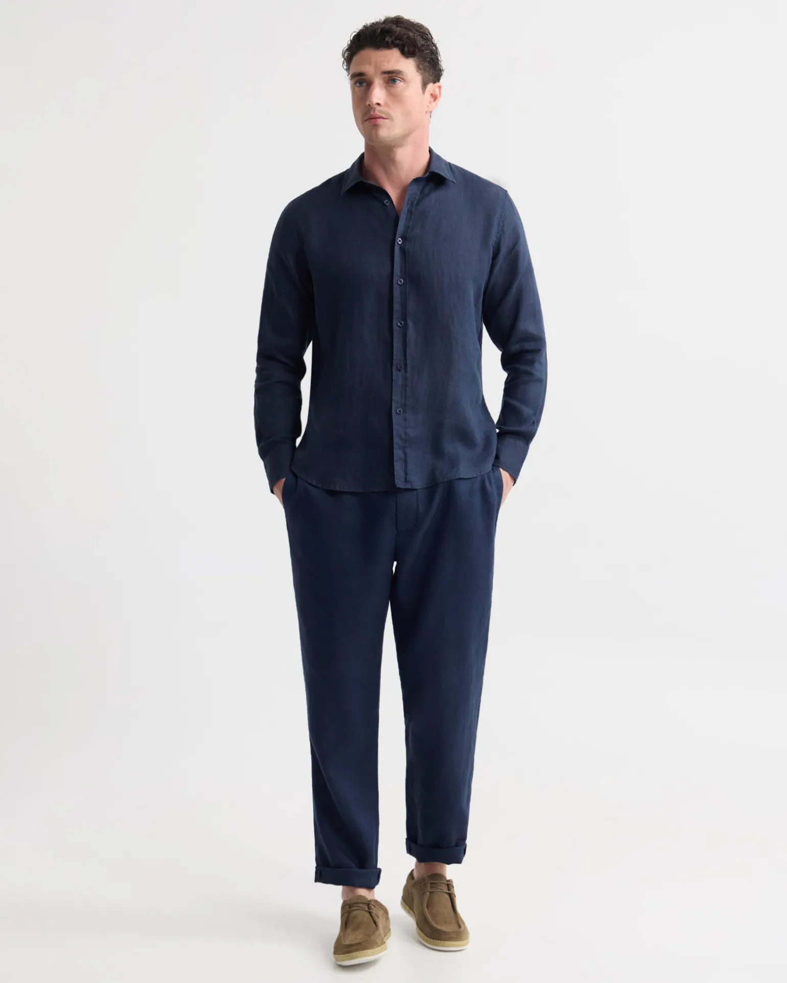 Cooper Ls French Linen Shirt