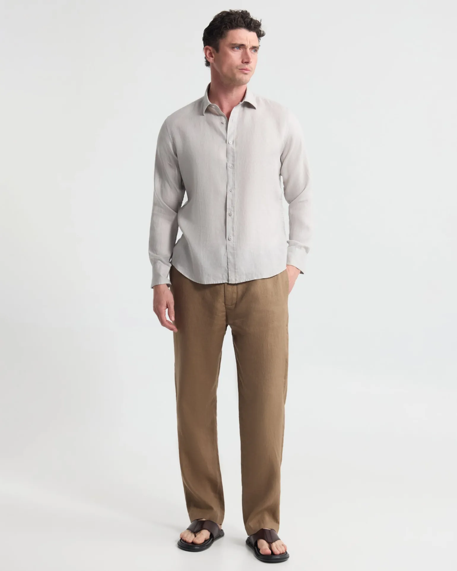 Cooper Ls French Linen Shirt